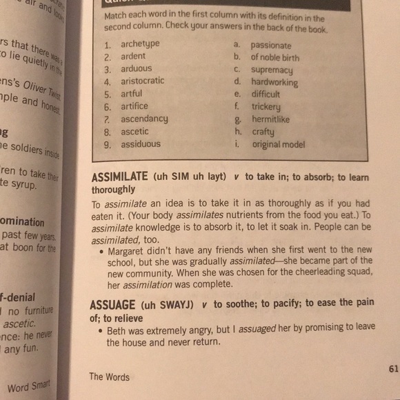BACK2SCHOOL Word Smart 6th Ed-1400+ Words That Belong-Every Savvy Student's Voc - Picture 12 of 14